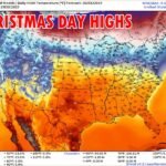 Christmas Day Heat Surges Across the Southern and Central United States With Widespread 70s and 80s in Texas, Oklahoma, Arkansas, Louisiana, Mississippi, Alabama, Georgia, and Florida