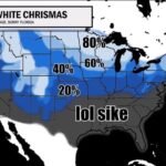 White Christmas Odds Favor Colorado, Wyoming, Montana, North Dakota, Minnesota, Wisconsin, Michigan, New York, and Maine as Most U.S. States Stay Snow-Free