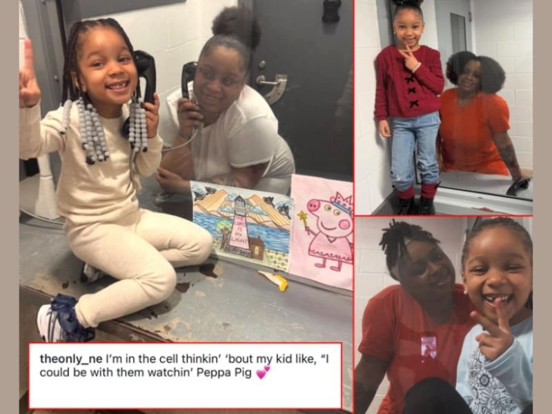 Incarcerated Mother Struggled With Letting Daughter See Her Behind Bars, But Childโs Unwavering Love Has Turned Visits Into a Lifeline for Both