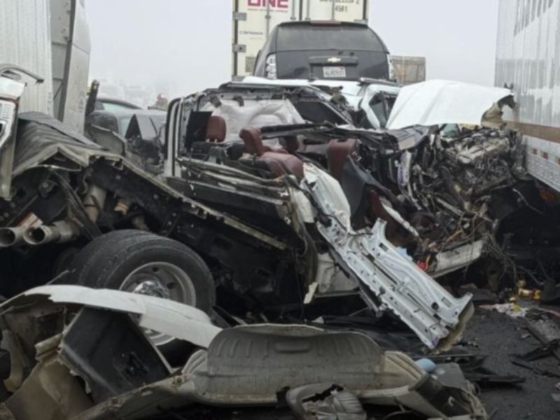 Nearly 60 Vehicles Crash in Heavy Fog on Highway 99, Shutting Down Major Central California Route and Sending Multiple People to the Hospital
