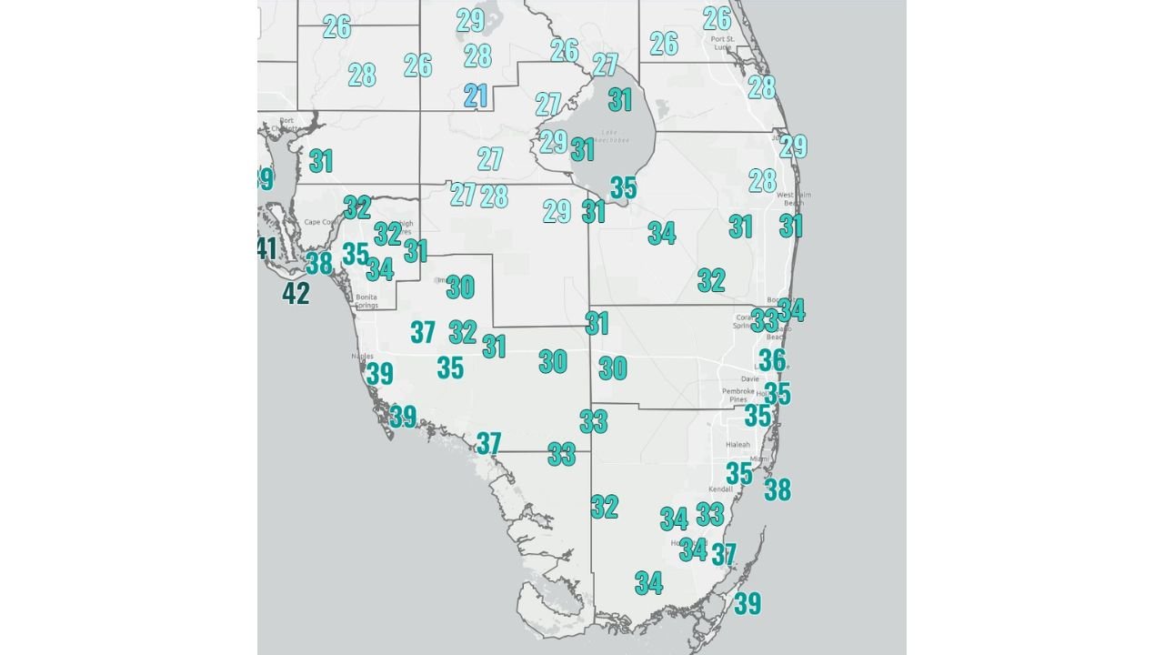 South Florida Wakes Up to Its Coldest Frontal Morning Since 2010 as Temperatures Drop Into the 20s and Low 30s